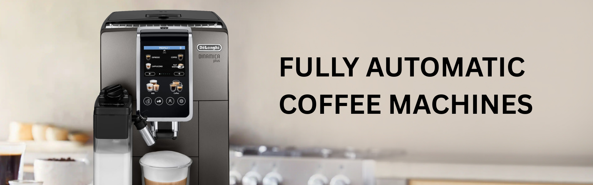 De'Longhi Magnifica fully automatic coffee machine range