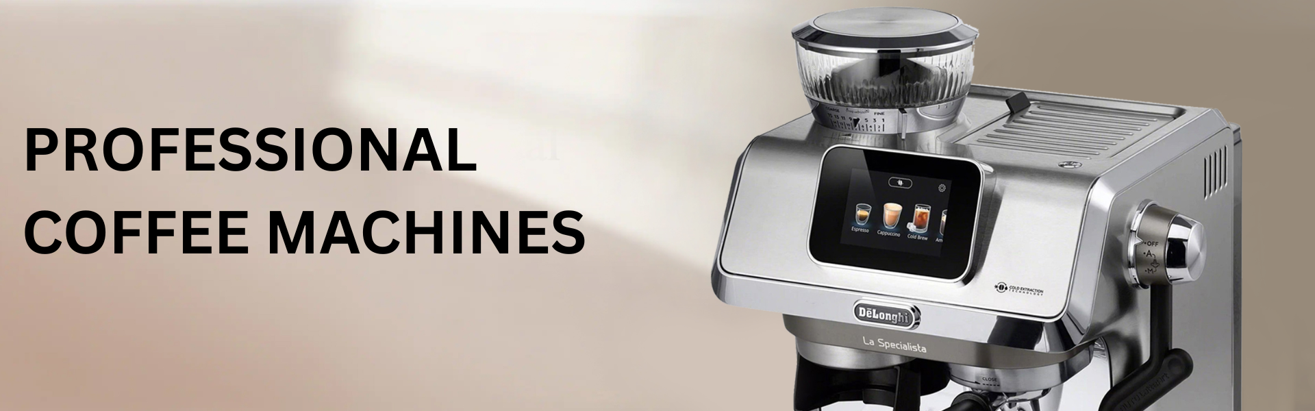 De'Longhi La Specialista professional coffee machine range