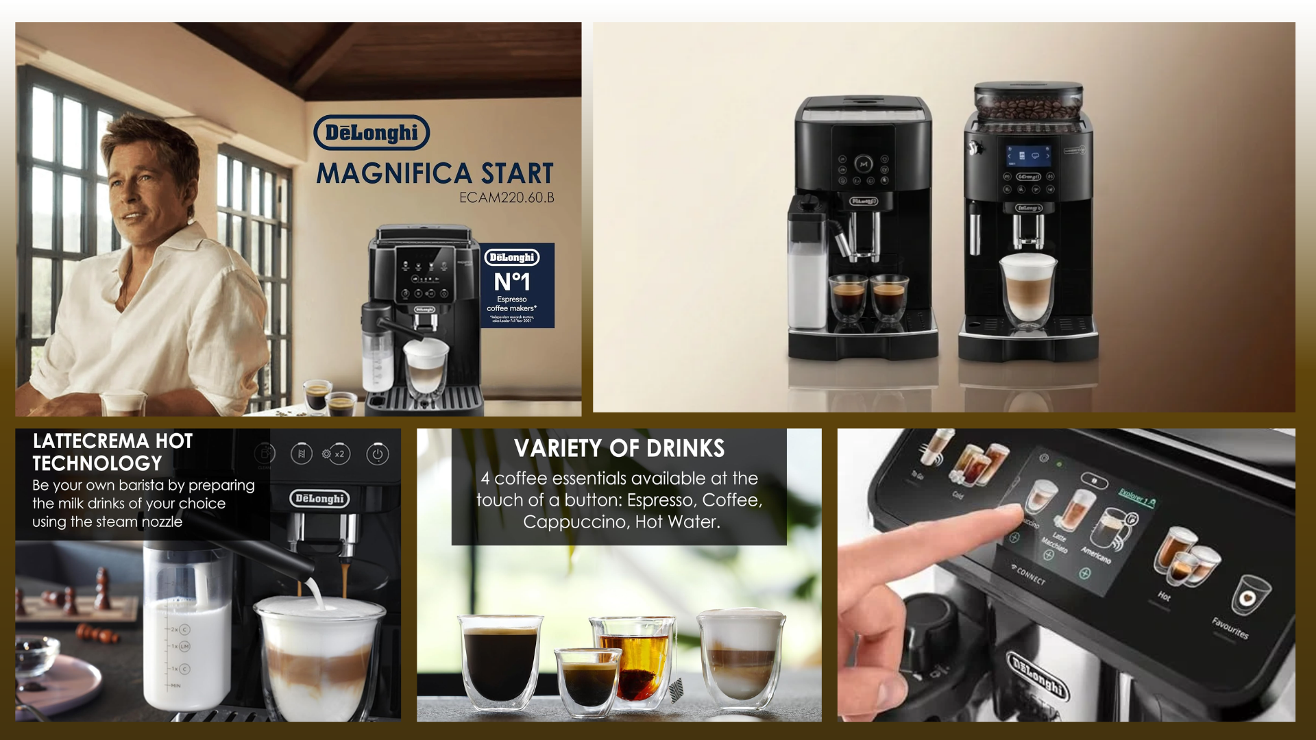 De'Longhi La Specialista professional machine features and drinks